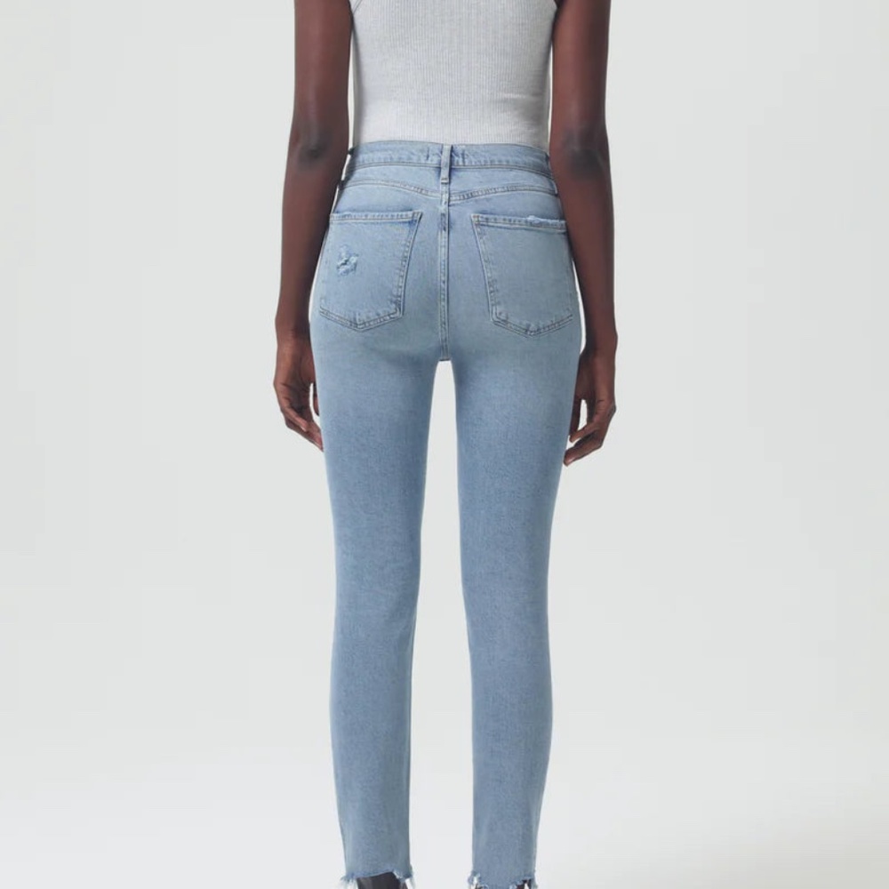 Agolde Nico High Rise Slim Jeans in Rooted, size 31 - Picture 2 of 3